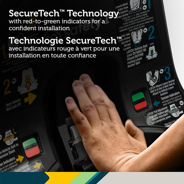 Safety 1st Turn & Go 360° DLX Rotating All-in-One Convertible Car Seat - Hexagon Horizon Red to Green SecureTech Indicators