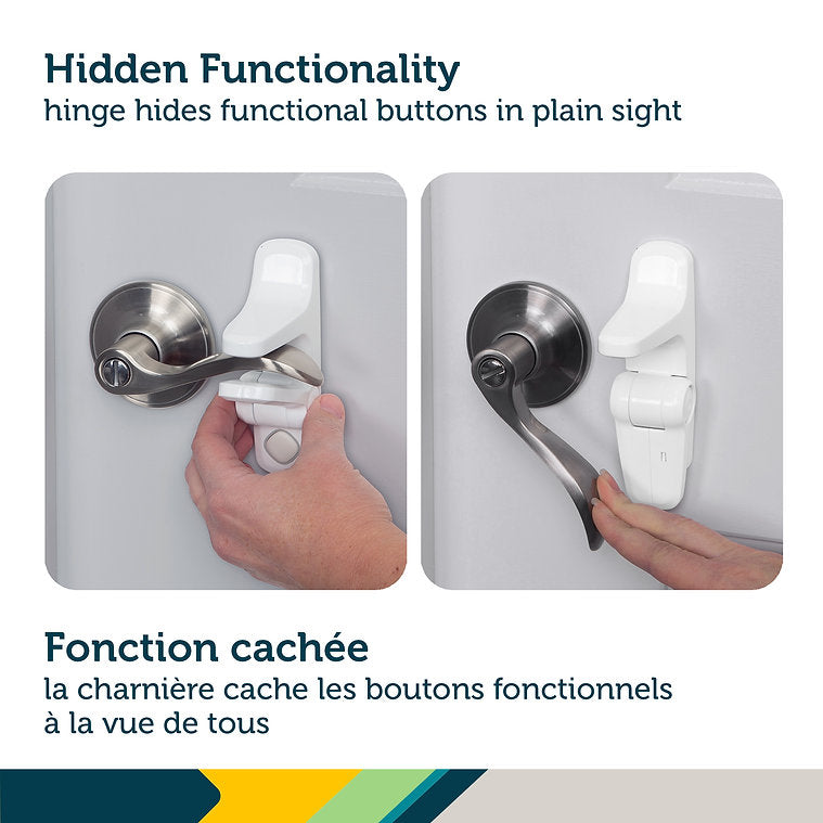 Safety 1st Outsmart Lever Handle Lock Features 1