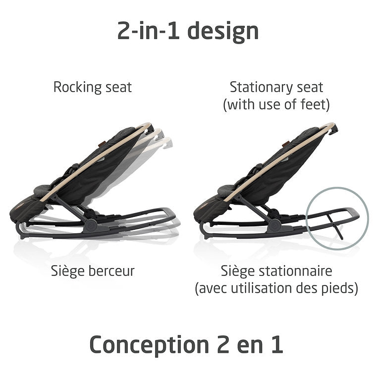 Maxi-Cosi Kori Rocker - Beyond Graphite 2-in-1 Design