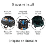 Maxi-Cosi Mico Luxe+ - Twillic Green 3 ways to install
