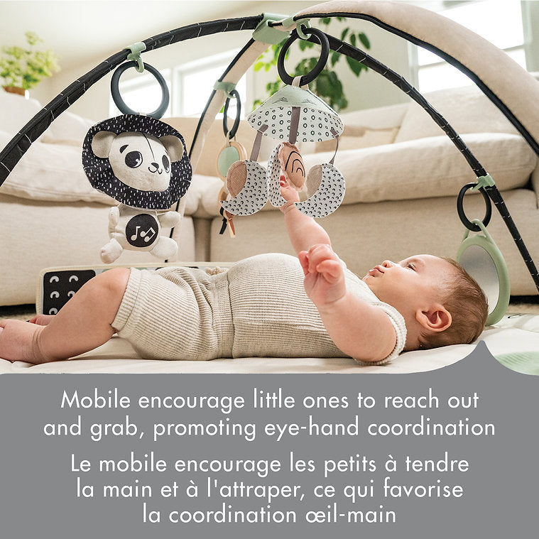 Tiny Love Black & White Decor Developmental Gymini Mobile\Promotes Hand/Eye Coordination