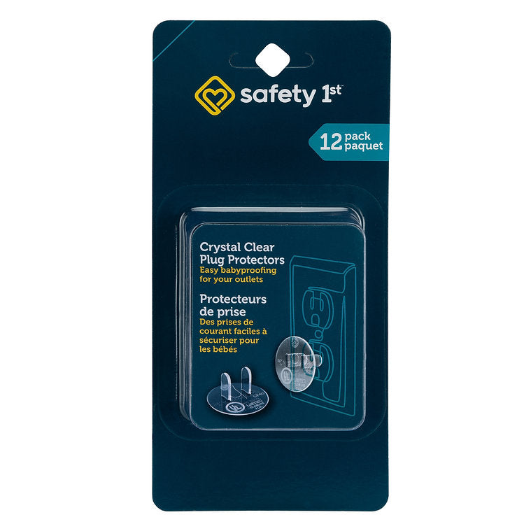 Safety 1st Crystal Clear Plug Protectors 12 PK