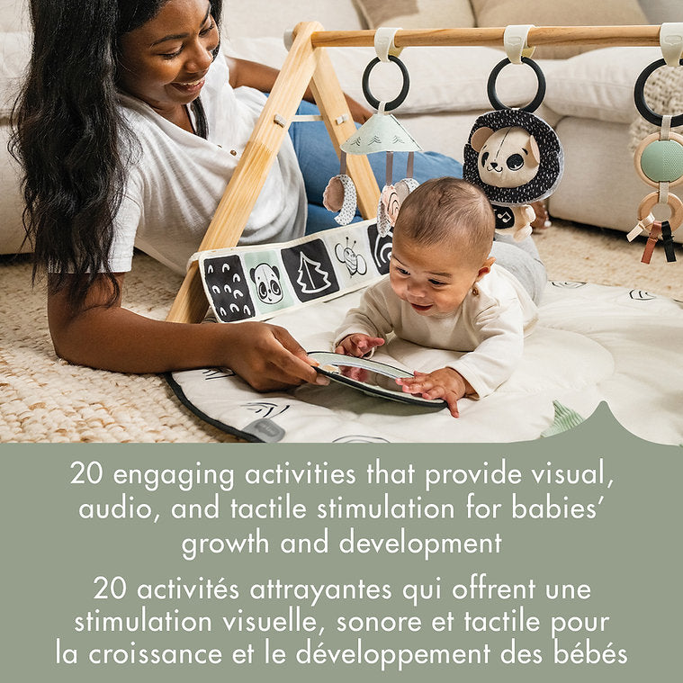 Tiny Love Black & White Decor Developmental Gymini 20 Engaging Activities