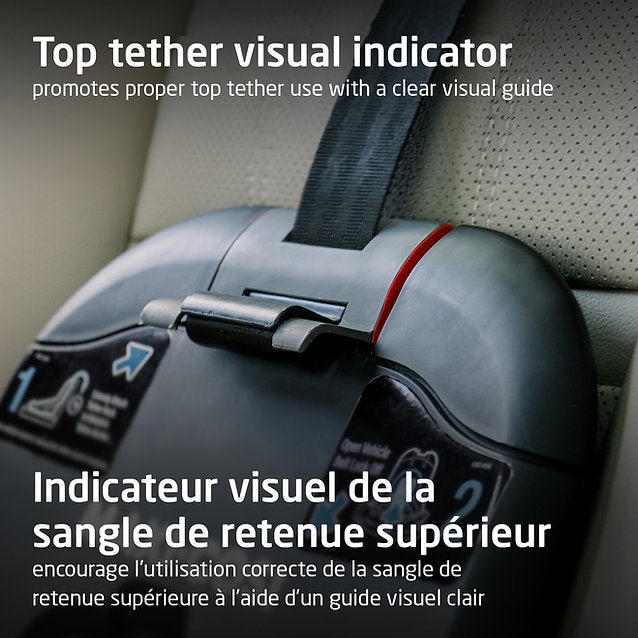 Maxi-Cosi Andi 360° Rotating All-in-One Convertible Car Seat - Top Tether Visual Indicator