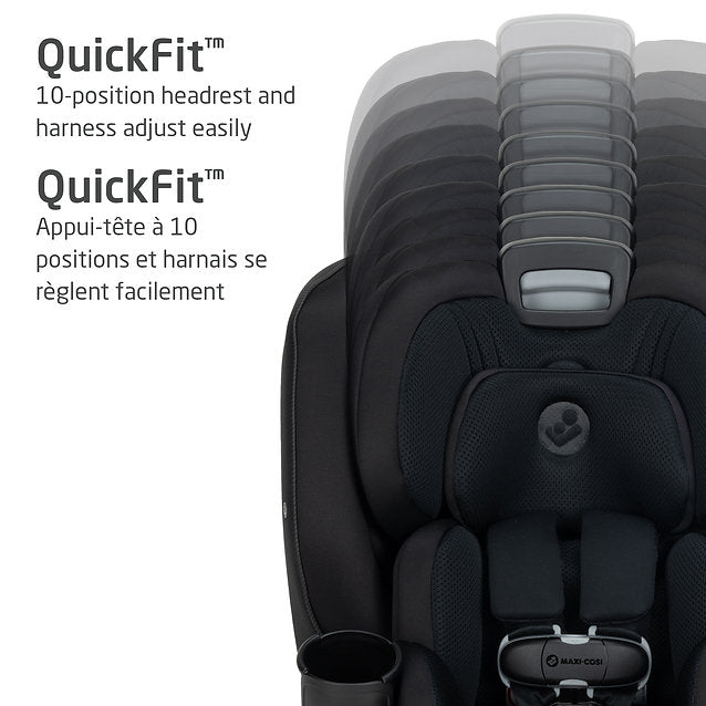 Maxi-Cosi Andi 360° Rotating All-in-One Convertible Car Seat - QuickFit 10 Position Headrest