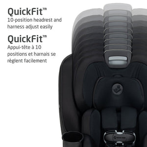 Maxi-Cosi Andi 360° Rotating All-in-One Convertible Car Seat - QuickFit 10 Position Headrest