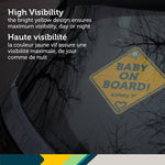 Safety 1st Bilingual Baby On Board Sign - High Visibility