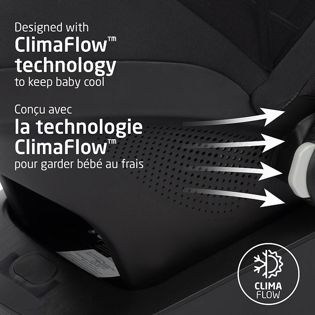 Maxi-Cosi Mico Luxe+ - Twillic Black ClimaFlow Technology