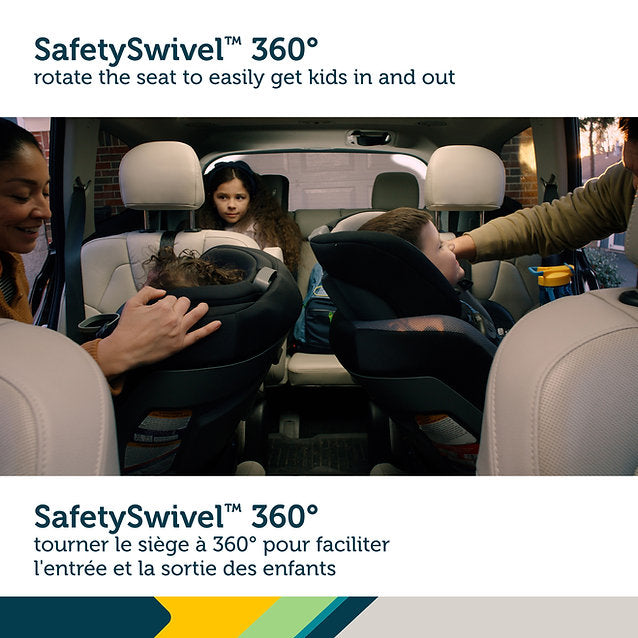 Safety 1st Turn & Go 360° DLX Rotating All-in-One Convertible Car Seat - Hexagon Horizon SafetySwivel 360 Degrees