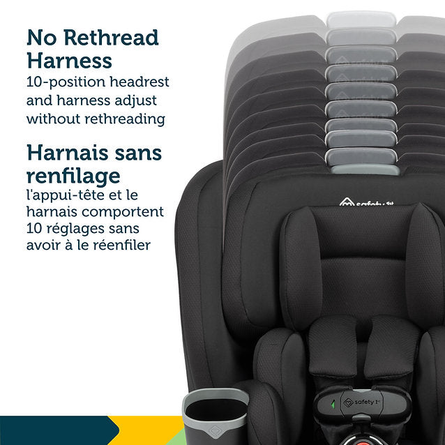 Safety 1st Turn & Go 360° DLX Rotating All-in-One Convertible Car Seat - Hexagon Horizon No Rethread Harness