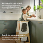 Maxi-Cosi Toucan Learning Tower - Natural White Montessori-Inspired