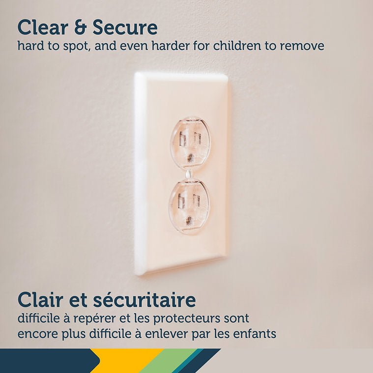 Safety 1st Crystal Clear Plug Protectors 12 PK Lifestyle 2