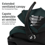 Maxi-Cosi Mico Luxe+ - Twillic Green Extended Ventilated Canopy