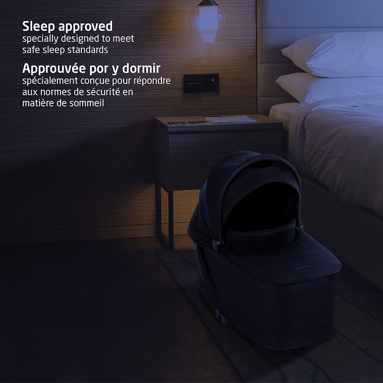 Maxi-Cosi Oria2 Carry Cot - Twillic Black Overnight Sleep Approved