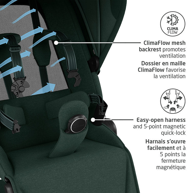 Maxi-Cosi Fame Stroller - ClimaFlow Mesh Backrest