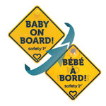 Safety 1st Bilingual Baby On Board Sign - Bilingual