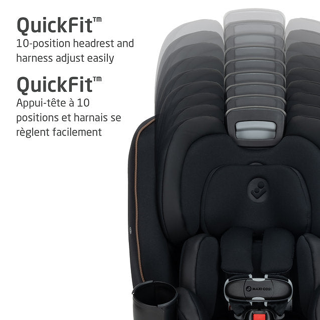 Maxi-Cosi Andi 360° Rotating All-in-One Convertible Car Seat - QuickFit 10 Position Headrest