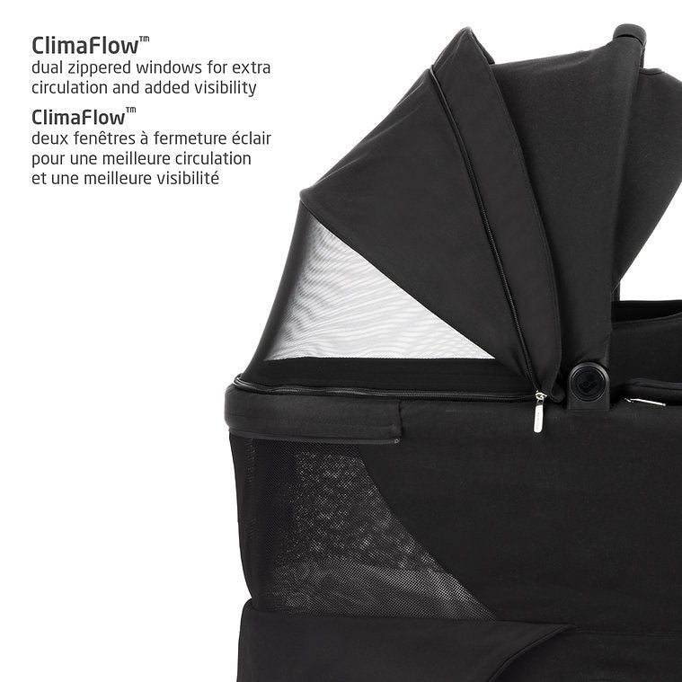 Maxi-Cosi Oria2 Carry Cot - Twillic Black ClimaFlow for air circulation