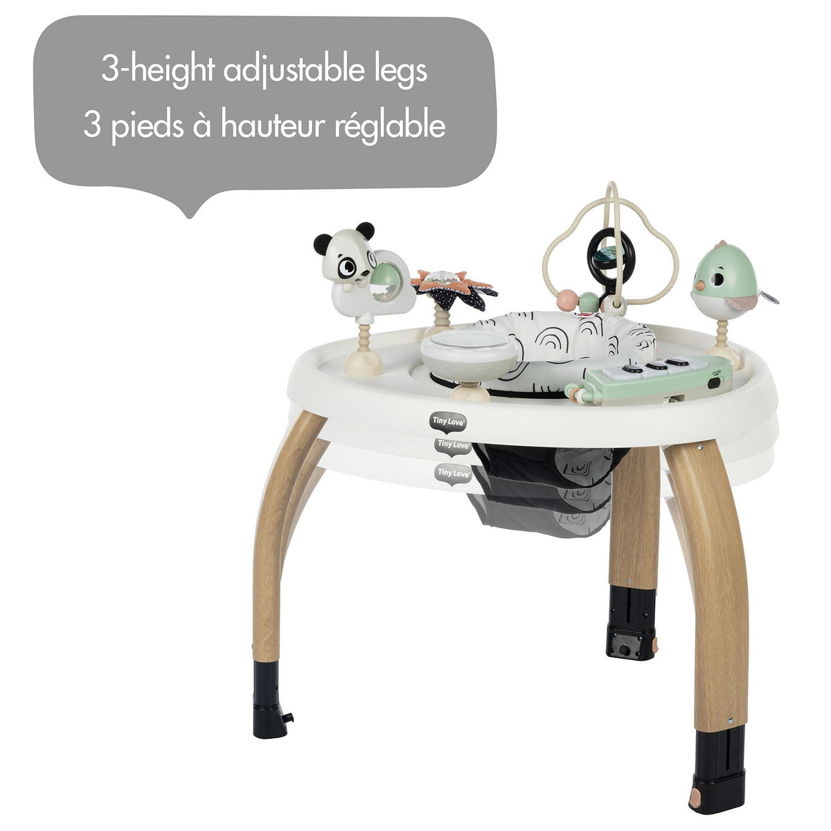 Black & White Decor Tiny Love 5 in 1 Activity centre Tiny Love Black and White Decor 5-in-1 Here I Grow Stationary Activity Centre - Features 4