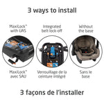 Maxi-Cosi Mico Luxe+ - Twillic Truffle 3 Ways to Install