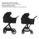 Maxi-Cosi Oria2 Carry Cot - Twillic Black On Leona or Oxford strollers