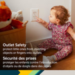 Safety 1st Crystal Clear Plug Protectors 12 PK Lifestyle 3