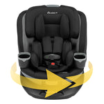 Safety 1st Turn & Go 360° DLX Rotating All-in-One Convertible Car Seat - Black Beauty Rotating Convertible Car Seat