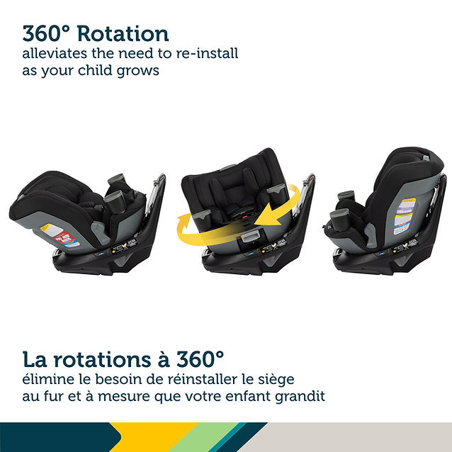 Safety 1st Turn & Go 360° DLX Rotating All-in-One Convertible Car Seat - Hexagon Horizon 360 Degree Rotation