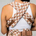 Mabē Monarch Carrier - Mocha Check Lifestyle 6