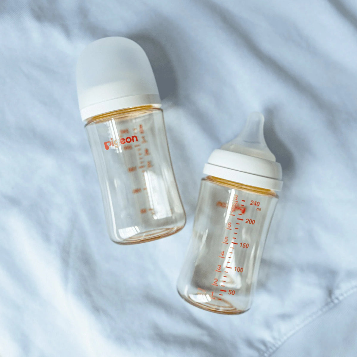 Lifestyle - Pigeon PPSU Bottle - 8oz with M/3M+ Nipple/Stage 3