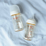 Lifestyle - Pigeon PPSU Bottle - 8oz with M/3M+ Nipple/Stage 3