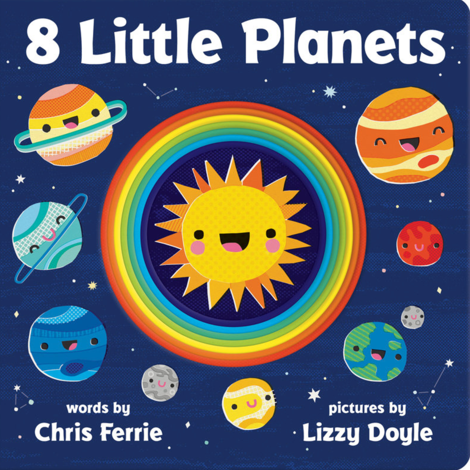 8 Little Planets Board Book