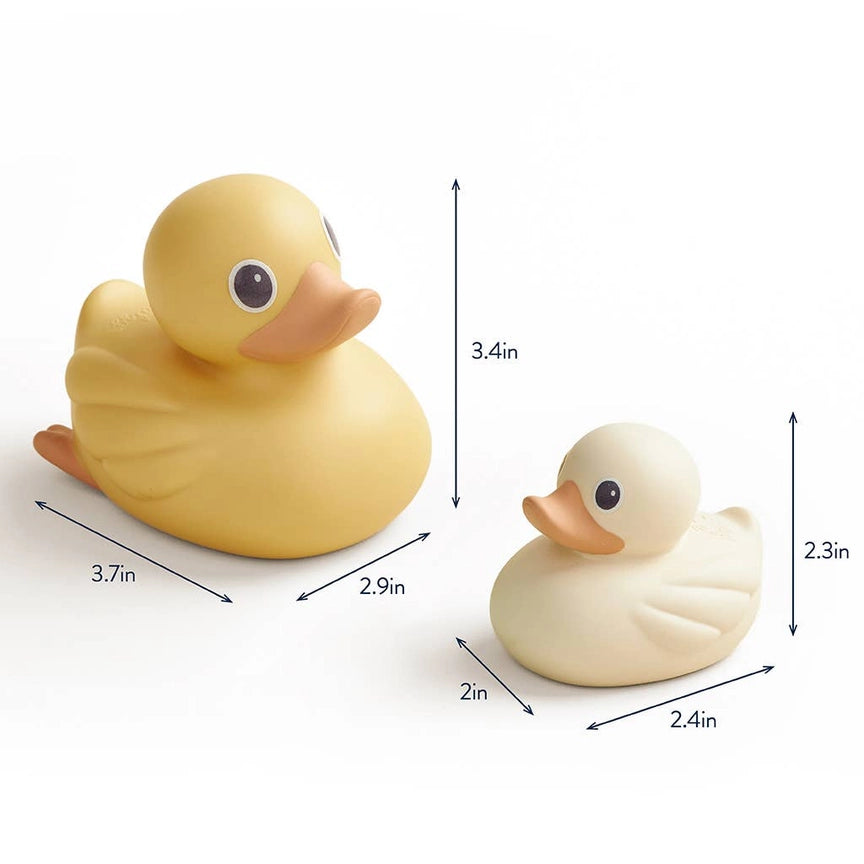 Itzy Ritzy Itzy Ducky Family Bath Toy Set Dimensions