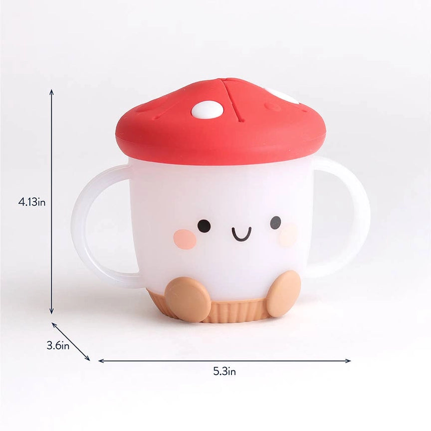 Itzy Ritzy Itzy Snack Cup - Mushroom Dimensions