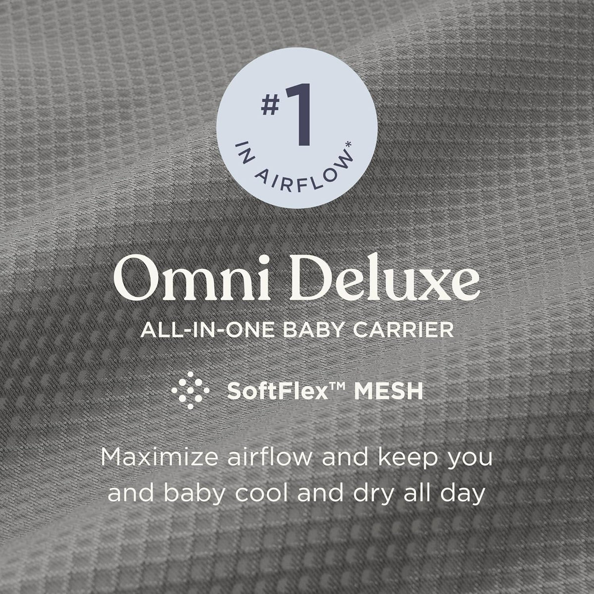 Ergobaby Omni Deluxe Mesh Baby Carrier - SoftFlex Mesh