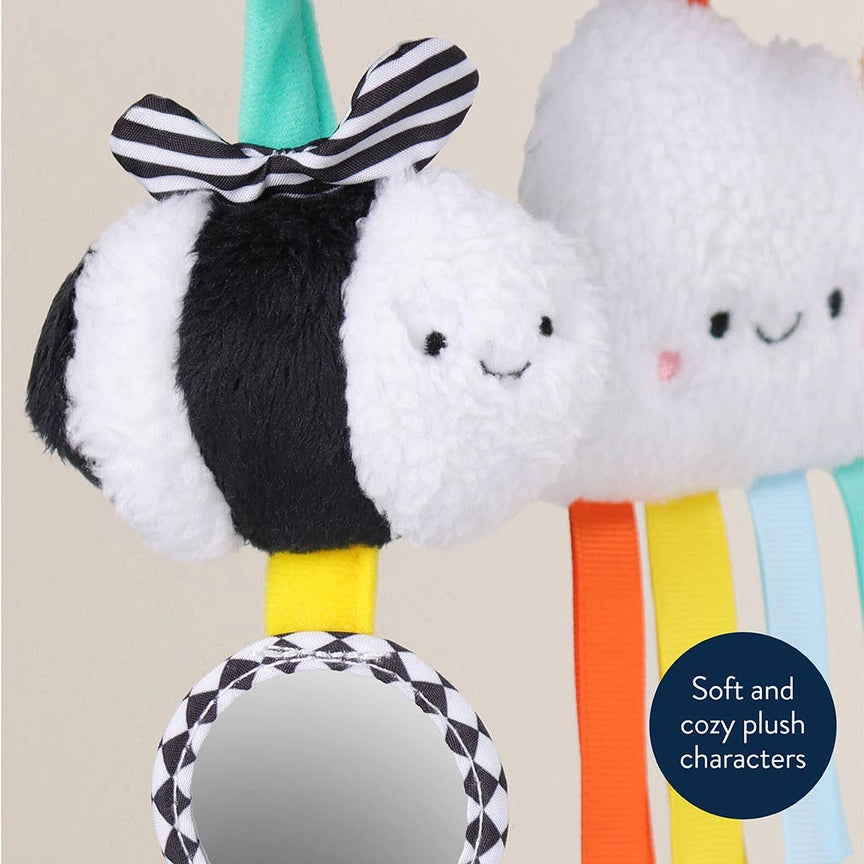 Itzy Ritzy Itzy Bitzy Spiral Car Seat Activity Toy - Soft Plush