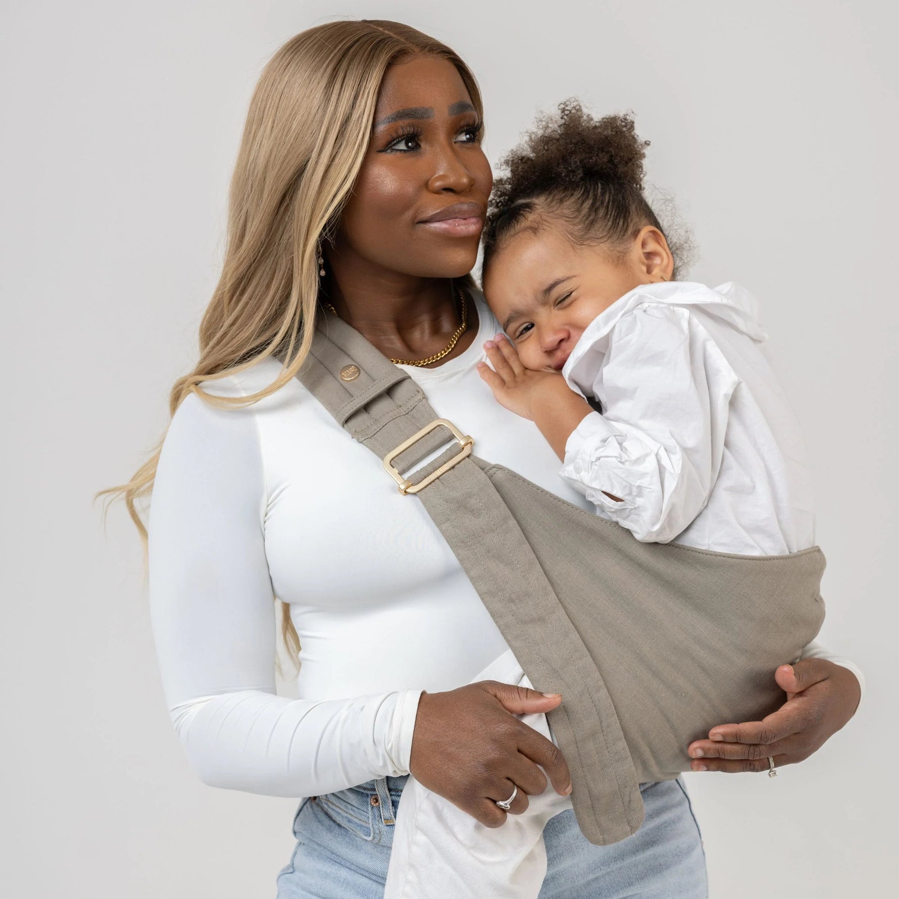Mabē Monarch Toddler Sling - Stone Sage