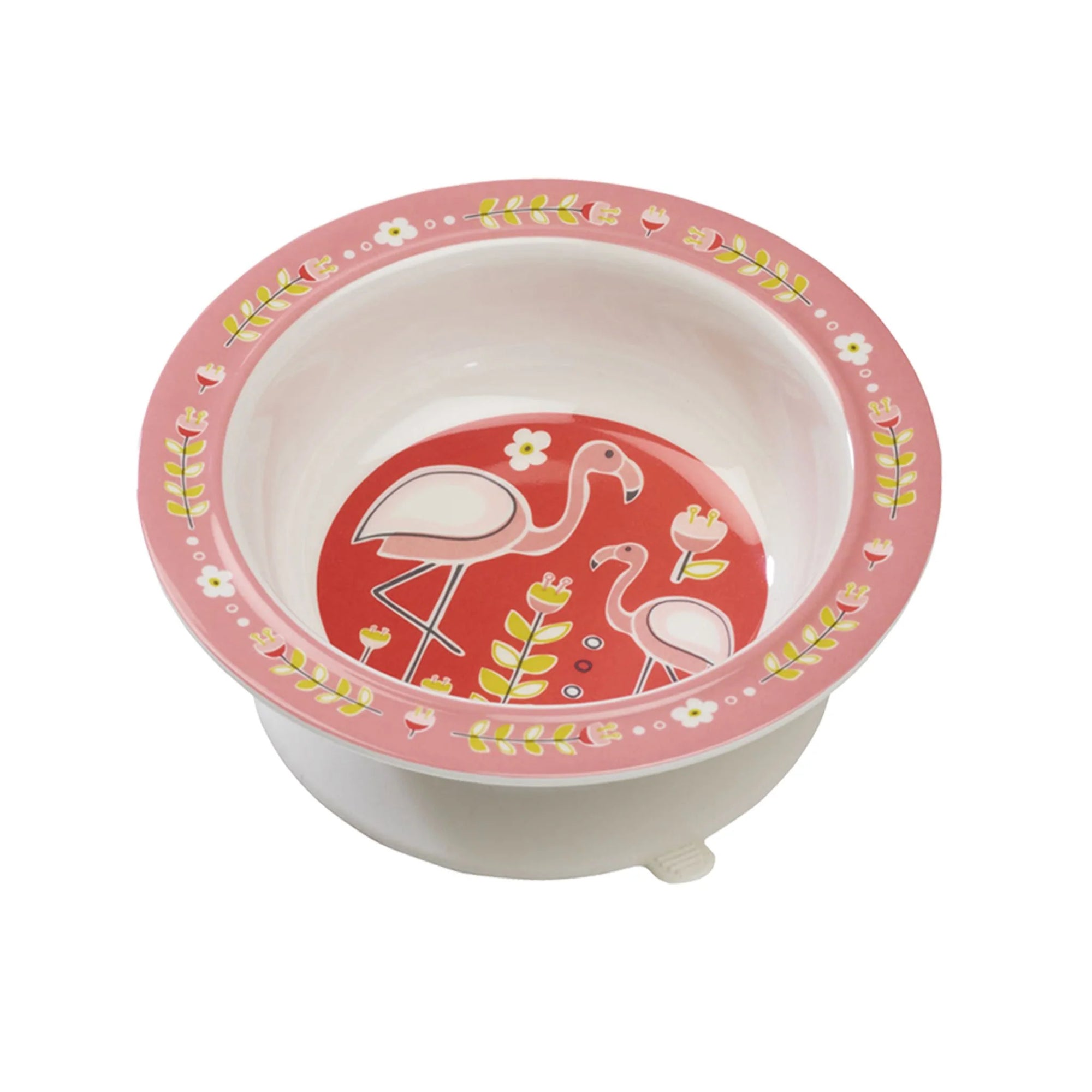 Sugar Booger Suction Bowl - Flamingo