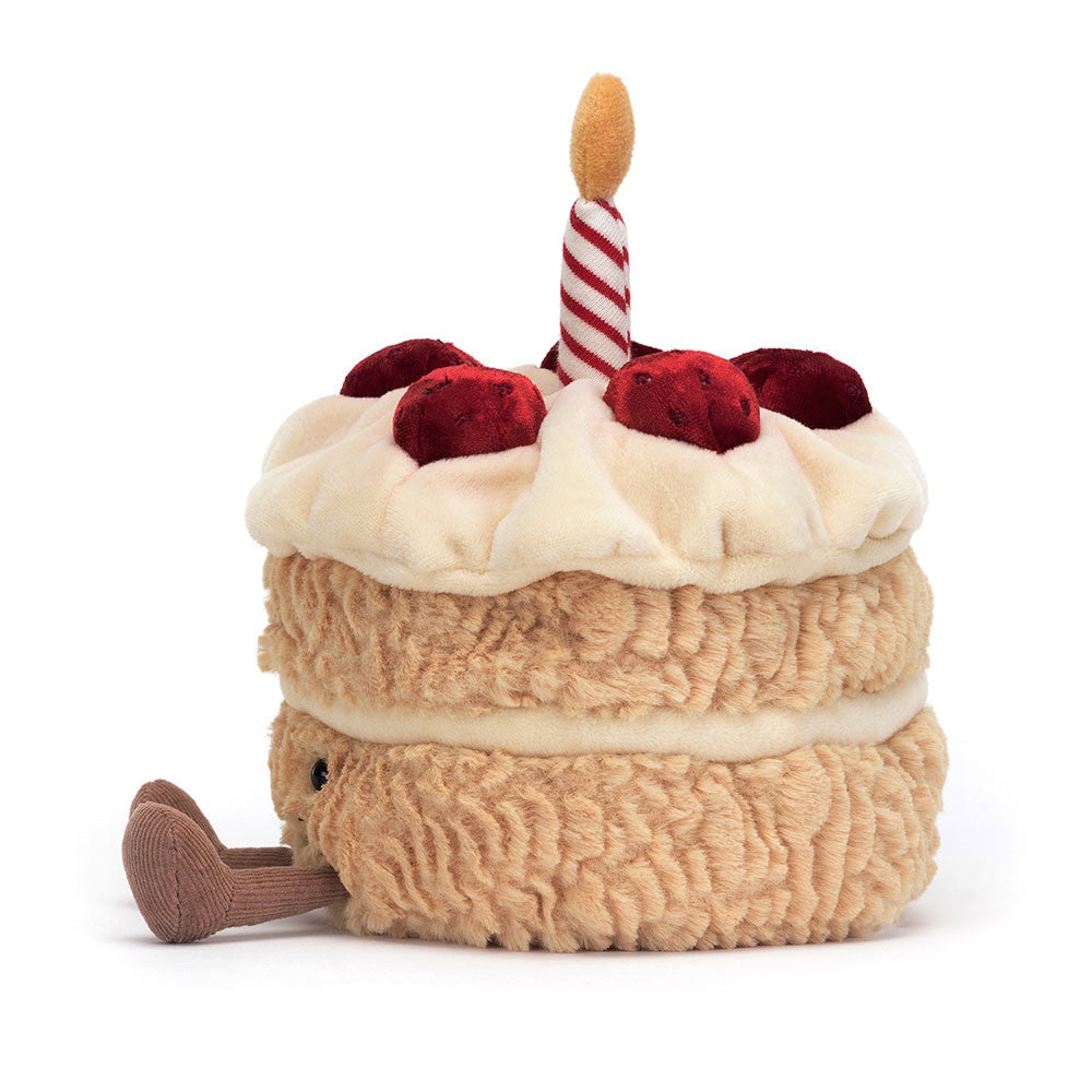 Jellycat Amuseables Birthday Cake Side View