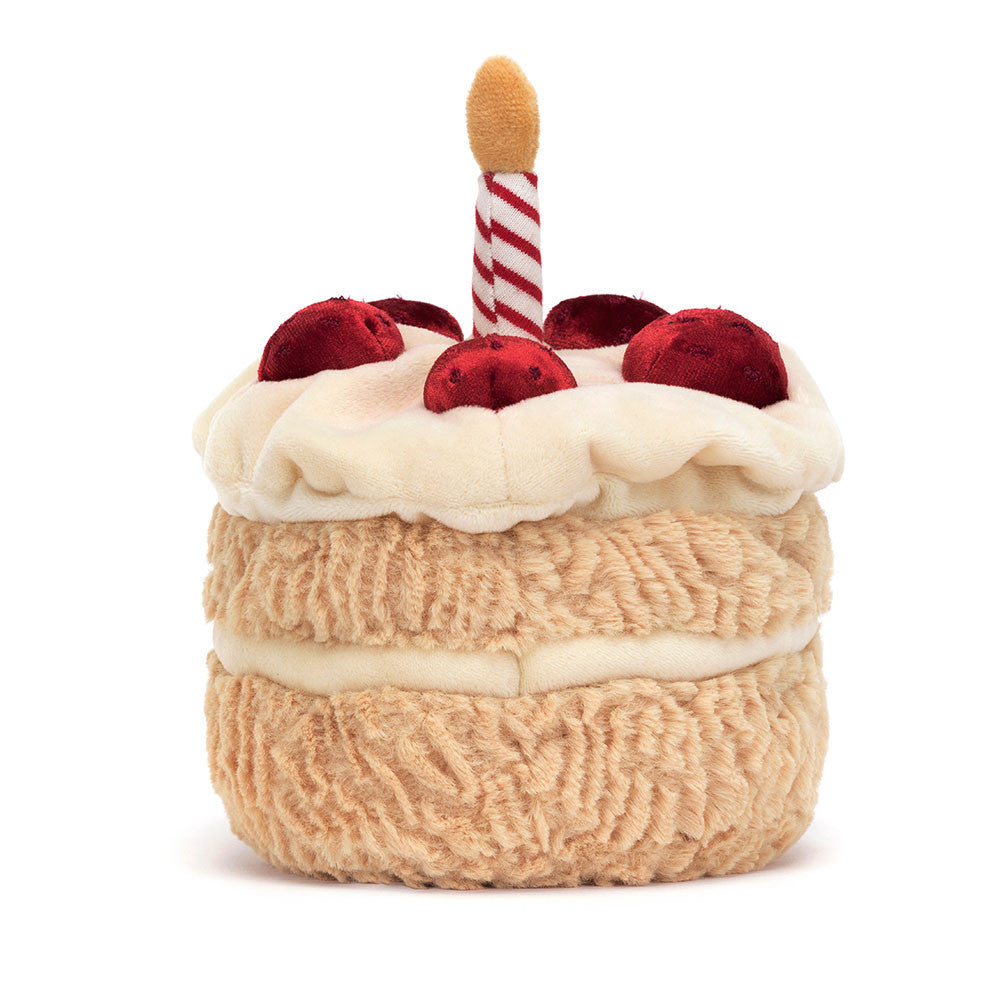 Jellycat Amuseables Birthday Cake Back View