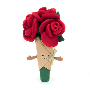 Jellycat Amuseables Rose Bouquet Front View