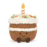 Jellycat Amuseables Carrot Cake Front View