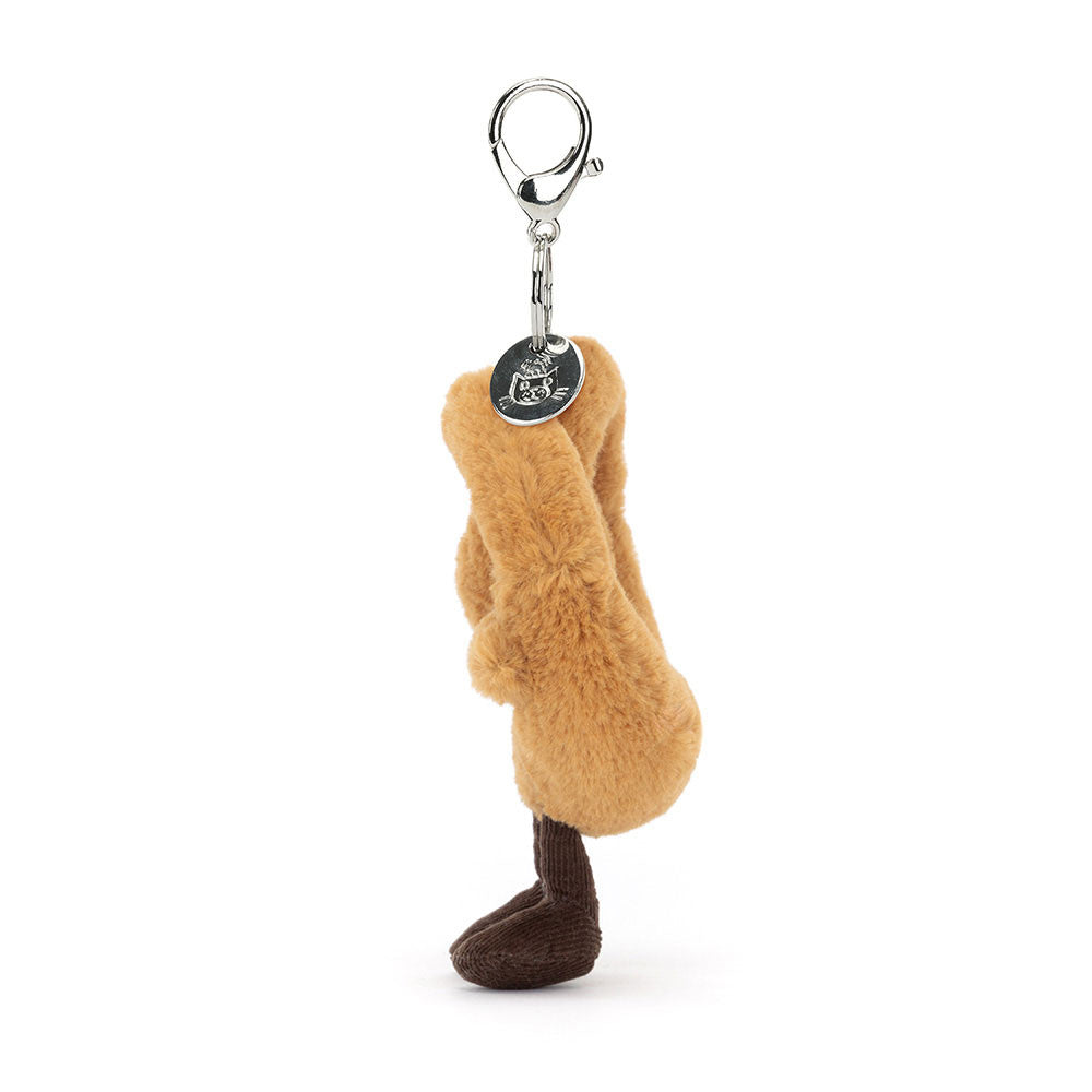 Jellycat Amuseables Pretzel Bag Charm Side View
