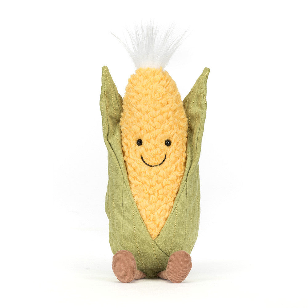 Jellycat Amuseables Sweetcorn Front View