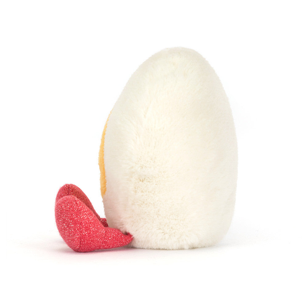 Jellycat Amuseables Heart Boiled Egg - Side View