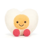 Jellycat Amuseables Heart Boiled Egg - Front View