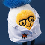Jellycat Amuseables Boiled Egg Scientist Outfit - Detail