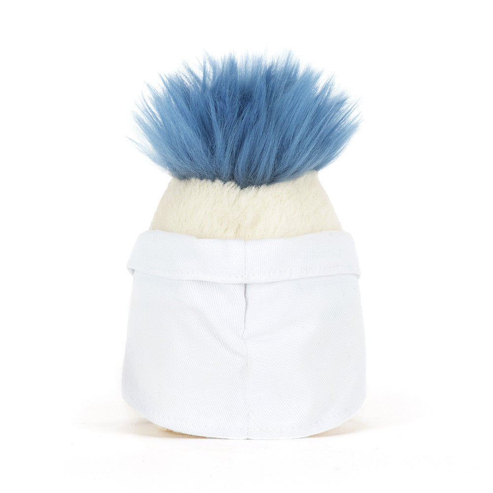 Jellycat Amuseables Boiled Egg Scientist Outfit - Back View