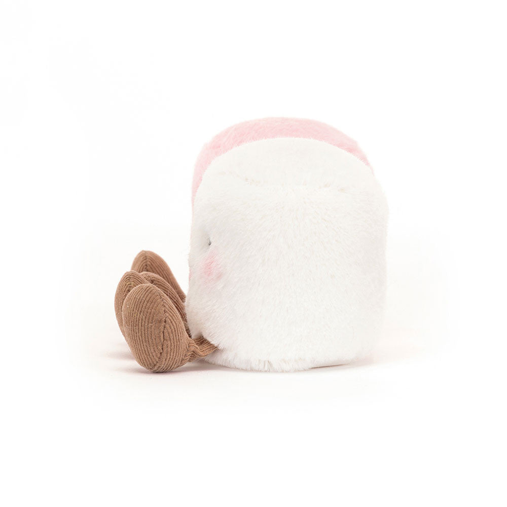 Jellycat Amuseables Pink & White Marshmallows - Side View
