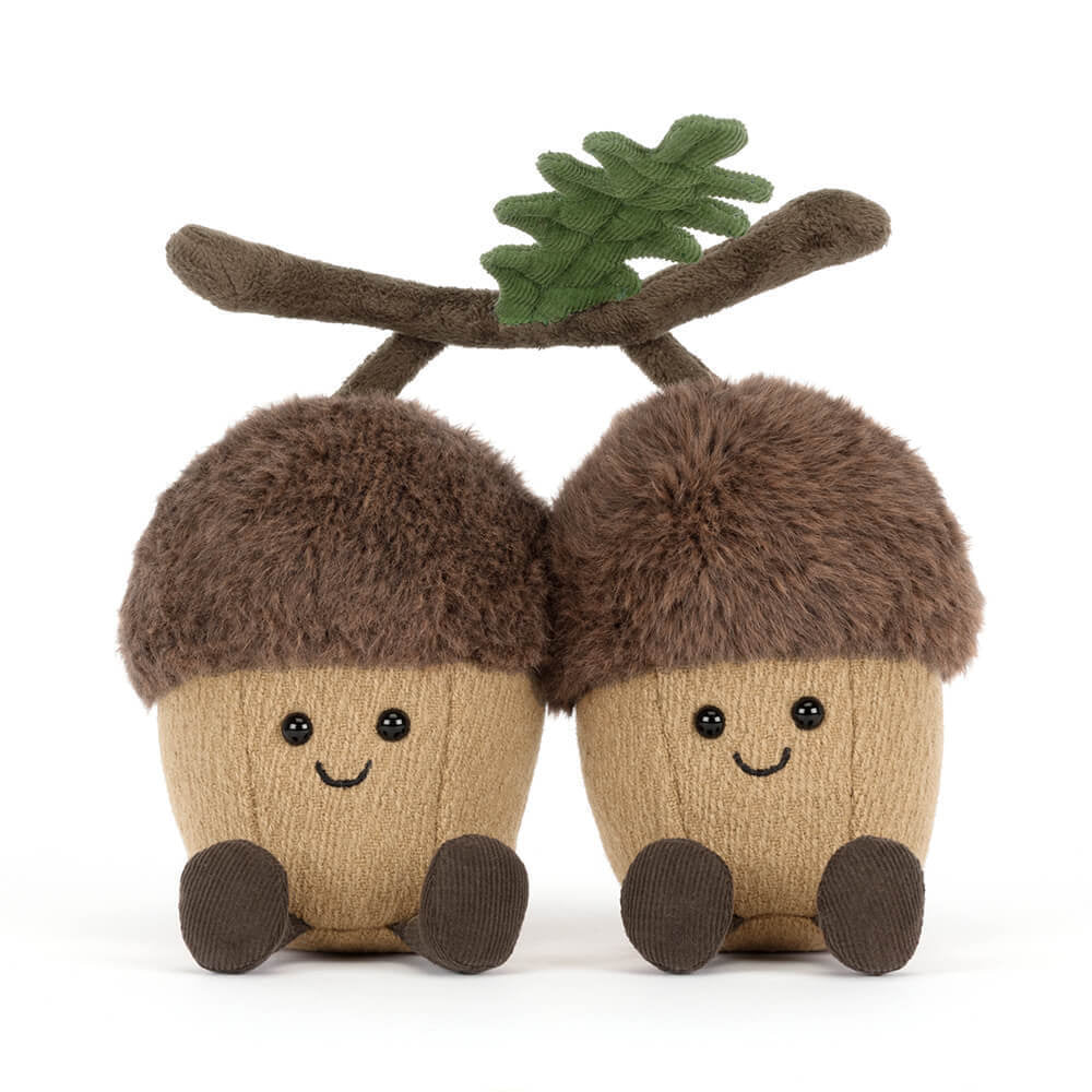Jellycat Amuseables Ort & Tum Acorns -Front View